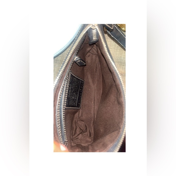 Vintage Y2K Coach signature Demi black leather shoulder bag - Picture 15 of 16